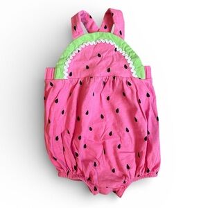 Watermelon Baby Girl Bubble Romper 9 months